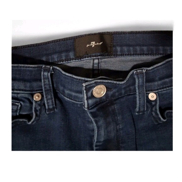 7 For All Mankind Size 28 Tailorless Dojo Wide Leg Flare High Rise Rockabilly Pr - Picture 6 of 12